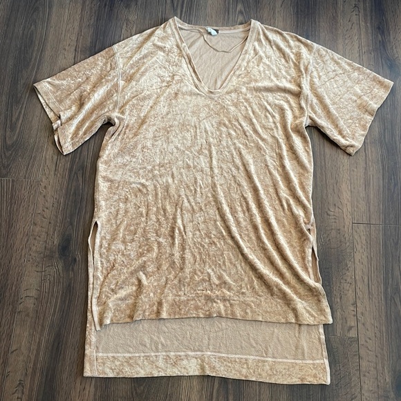 Free People | Gold Tunic Dress - Picture 1 of 4